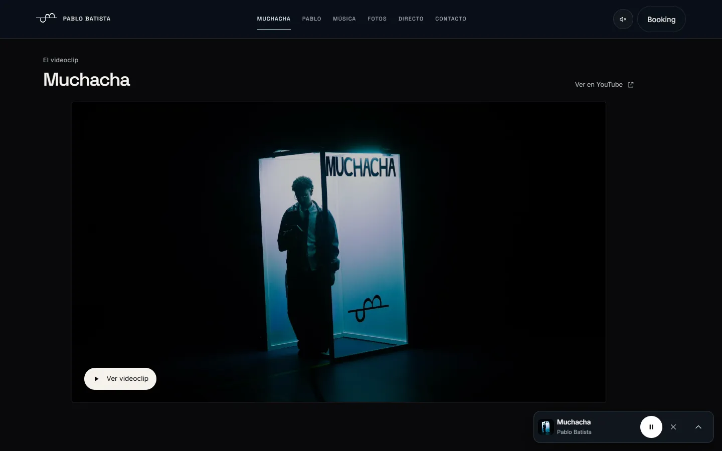 La sección del videoclip
